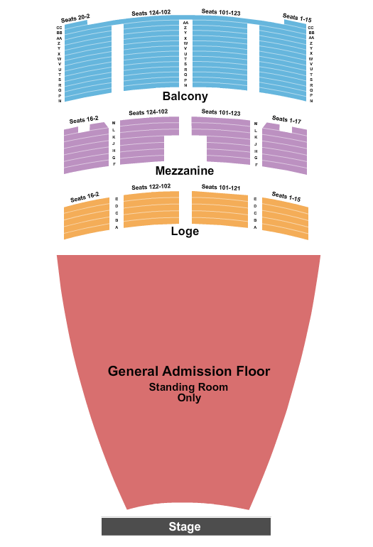Fox Theater Primus Seating Chart